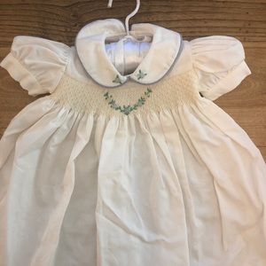 Hand embroidered baby dress NWOT